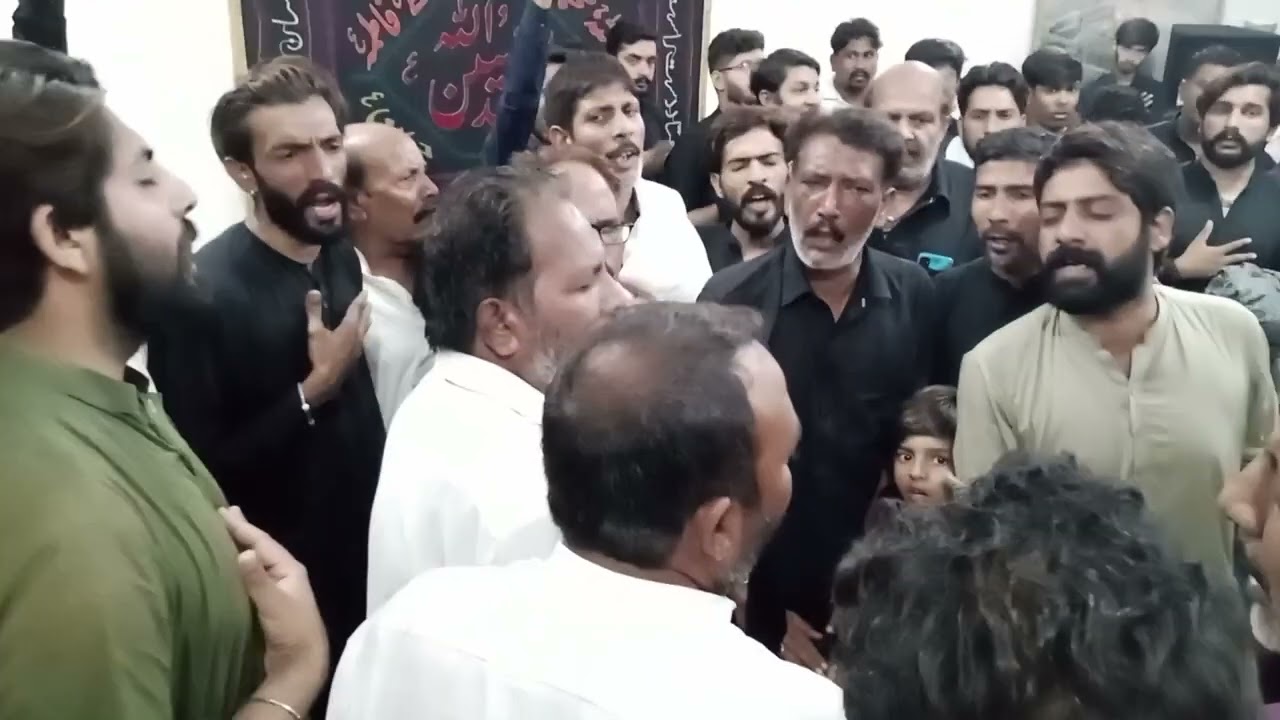 banra Mehandi la uth banra dandot party chakwal 6 muhrram dandot matami sangat qamr e bani hashim