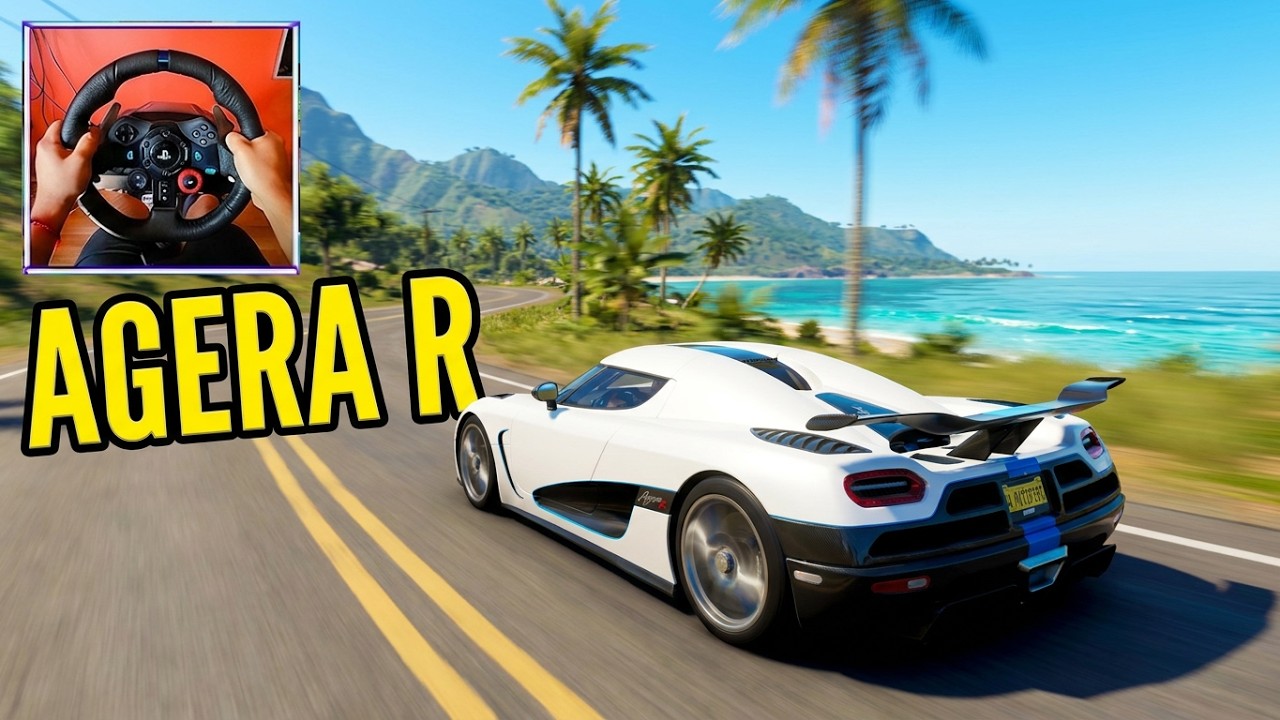 1500HP Koenigsegg Agera R is INSANE in The Crew Motorfest | Logitech G29