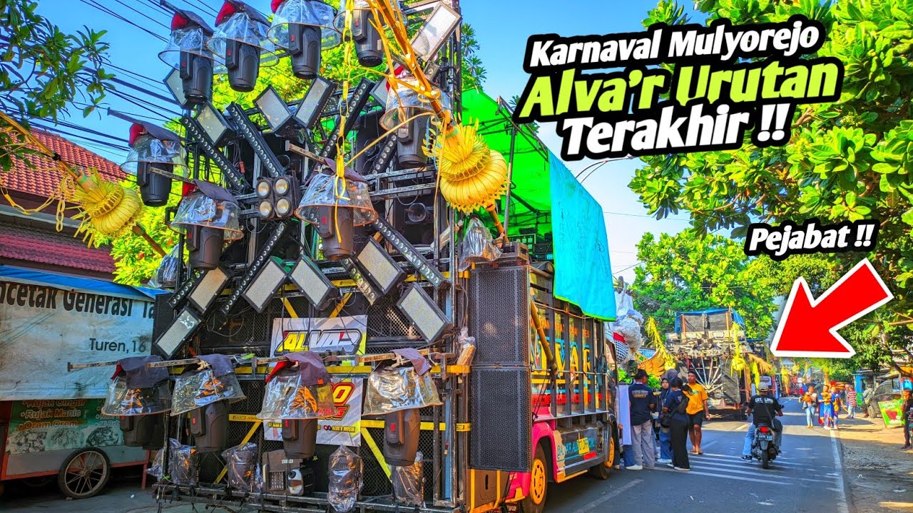 Viral❗Sound Pejabat ikut Karnaval❗ Barisan Sound Karnaval Mulyorejo Sukun❗ Alva'r Urutan Terakhir