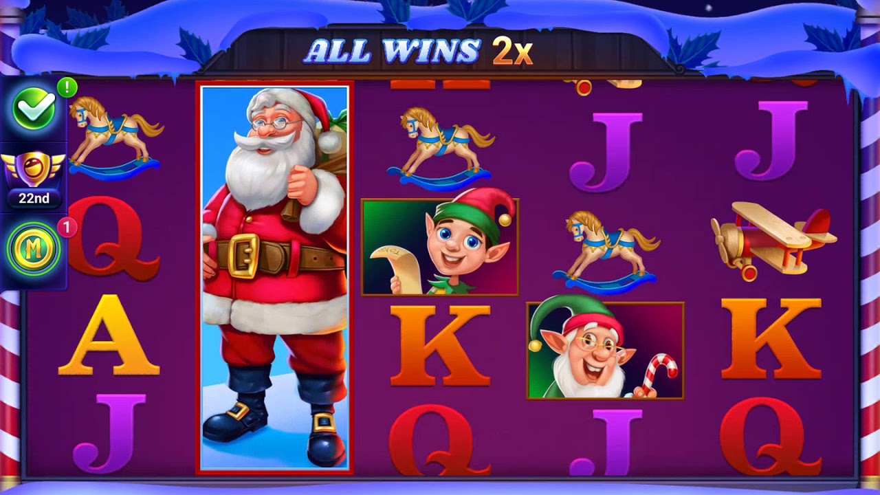 CHRISTMAS MAGIC Video Slot Casino Game with a FREE SPIN BONUS