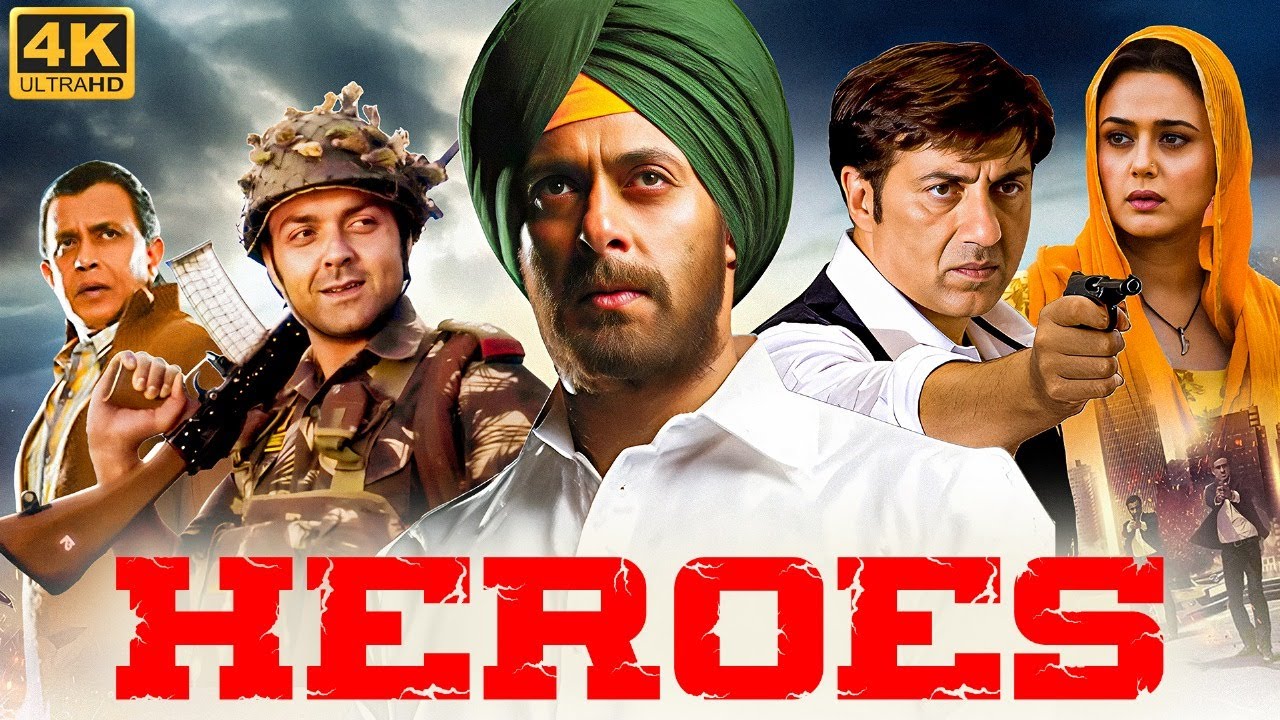 HEROES (2008) Full Hindi Action Movie | Salman Khan, Sunny Deol, Bobby Deol, Preity Zinta, Mithun