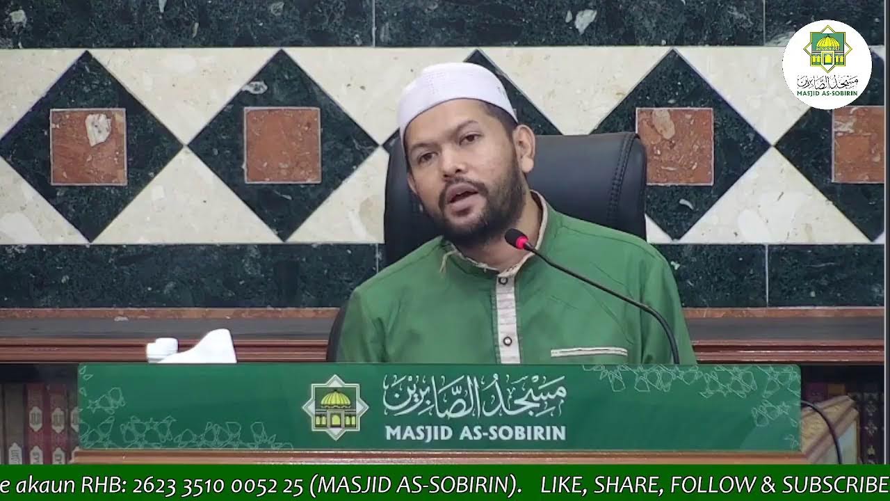 Kuliah Maghrib 10 Jan 26 - Ustaz Hafiz Hashim - Riyadhus Solihin Jilid 1