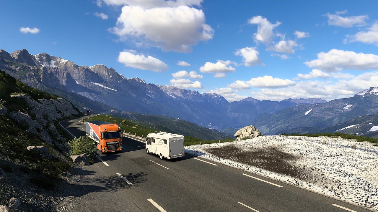 Transporting Luxury SUVs | No Commentary ETS 2 | Beautiful roads | #ets2