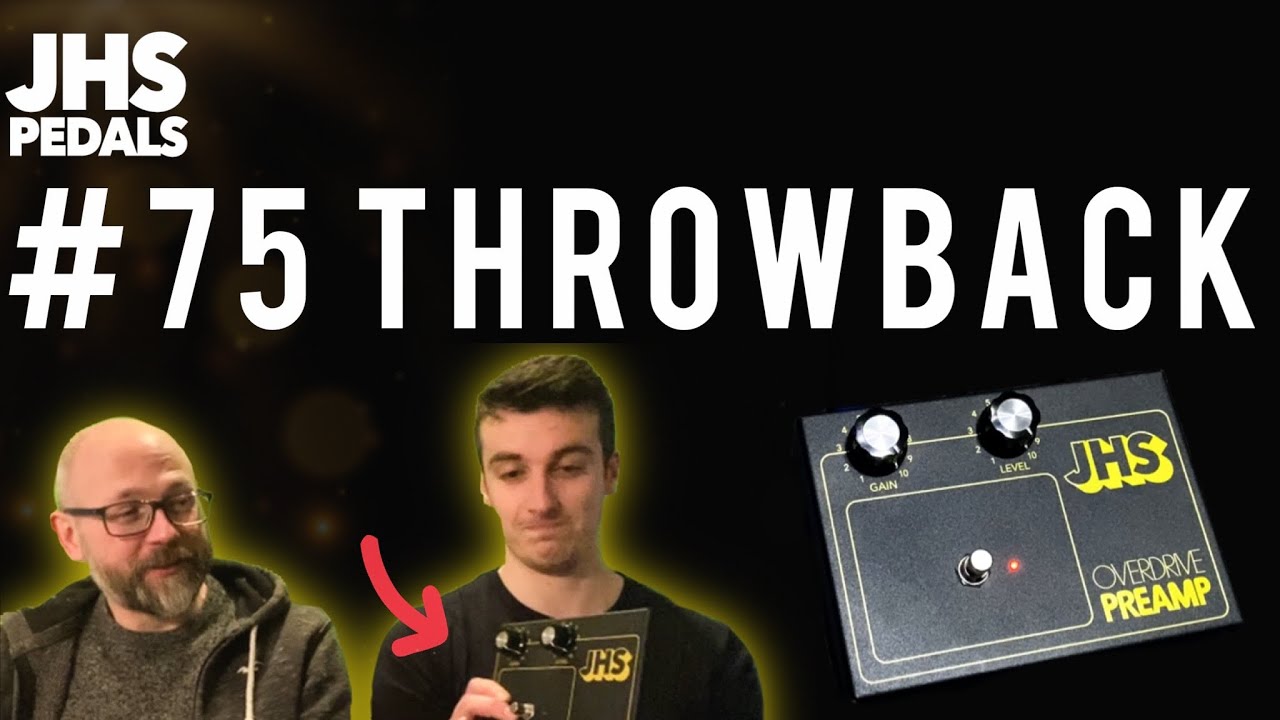 JHS Pedals #75 Throwback Overdrive Preamp Guitar Pedal