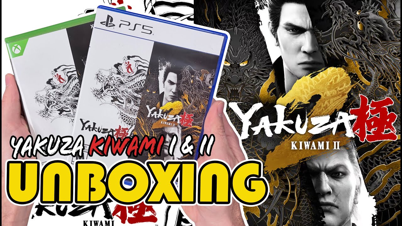 Распаковка Yakuza Kiwami 1+2 (PS5 / Xbox Series X)