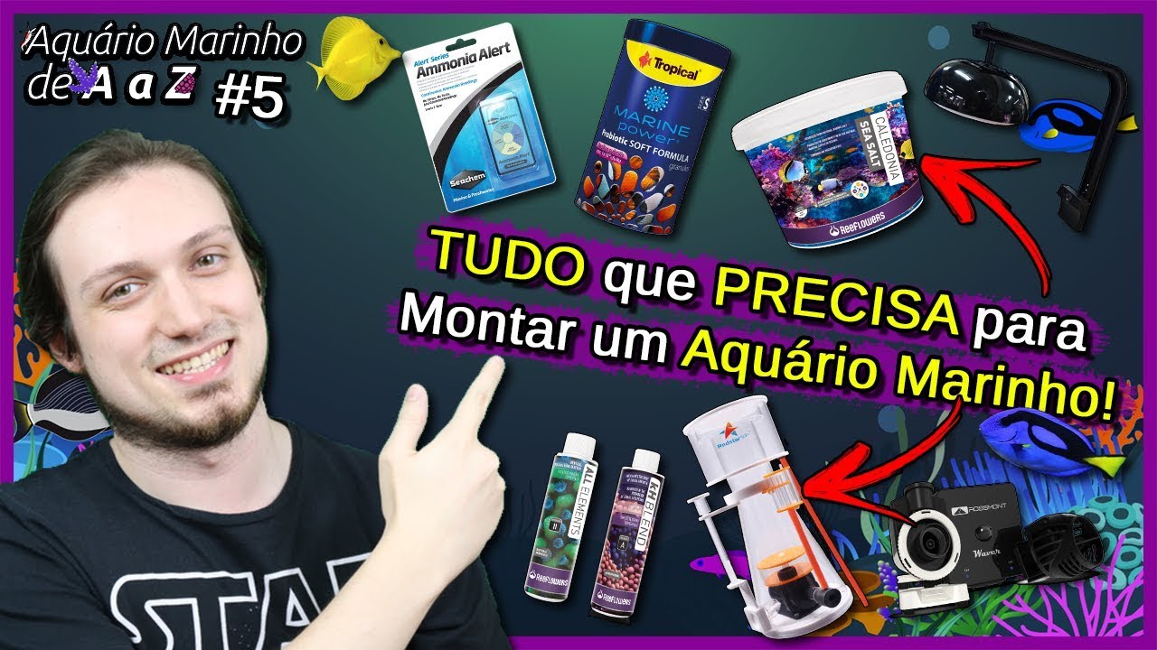TUDO que Precisa para se Montar um Aquário Marinho!  - Aquário Marinho de A a Z #5