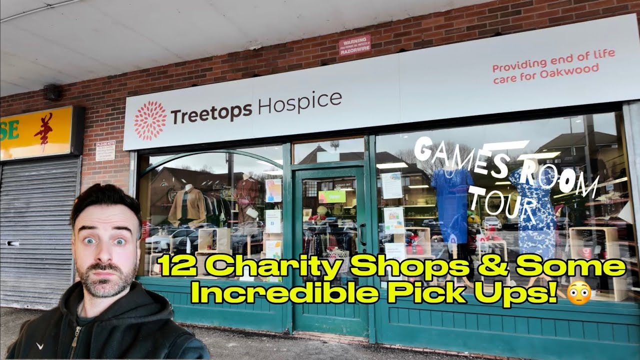 VLOG 31 - 12 CHARITY SHOPS & SOME INCREDIBLE PICK UPS! 😳