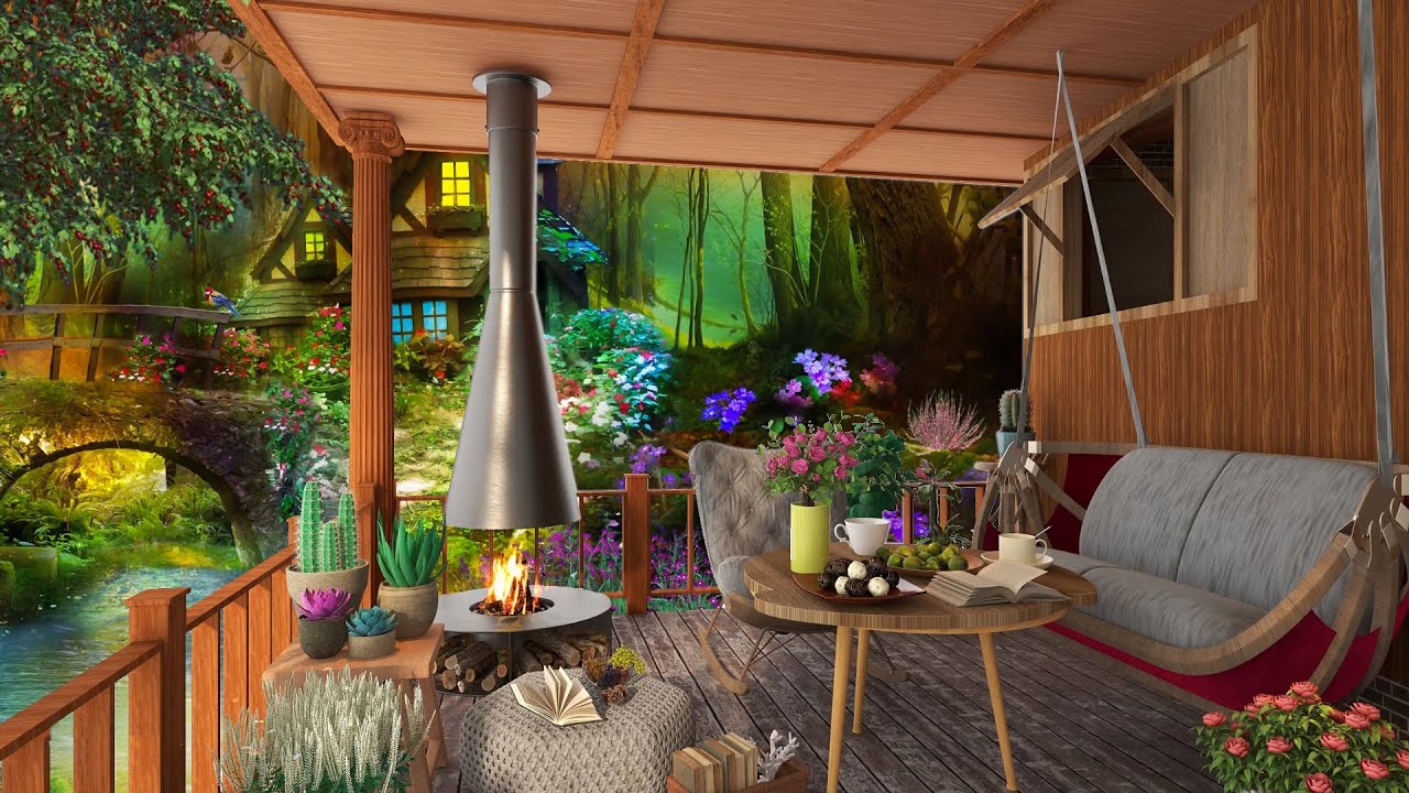 Cozy Spring Forest next to a Peaceful Stream for Sleep - Healing Natural Birdsong Ambience