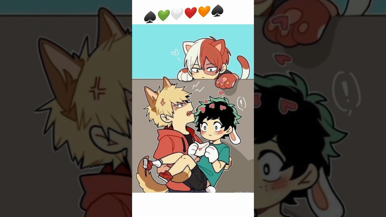 &spades;️🧡❤️🤍💚 #mha #tododeku #tdbkdk  #myheroacdemia #deku  #bokunoheroacademy #bakudeku #bakugou &spades;️