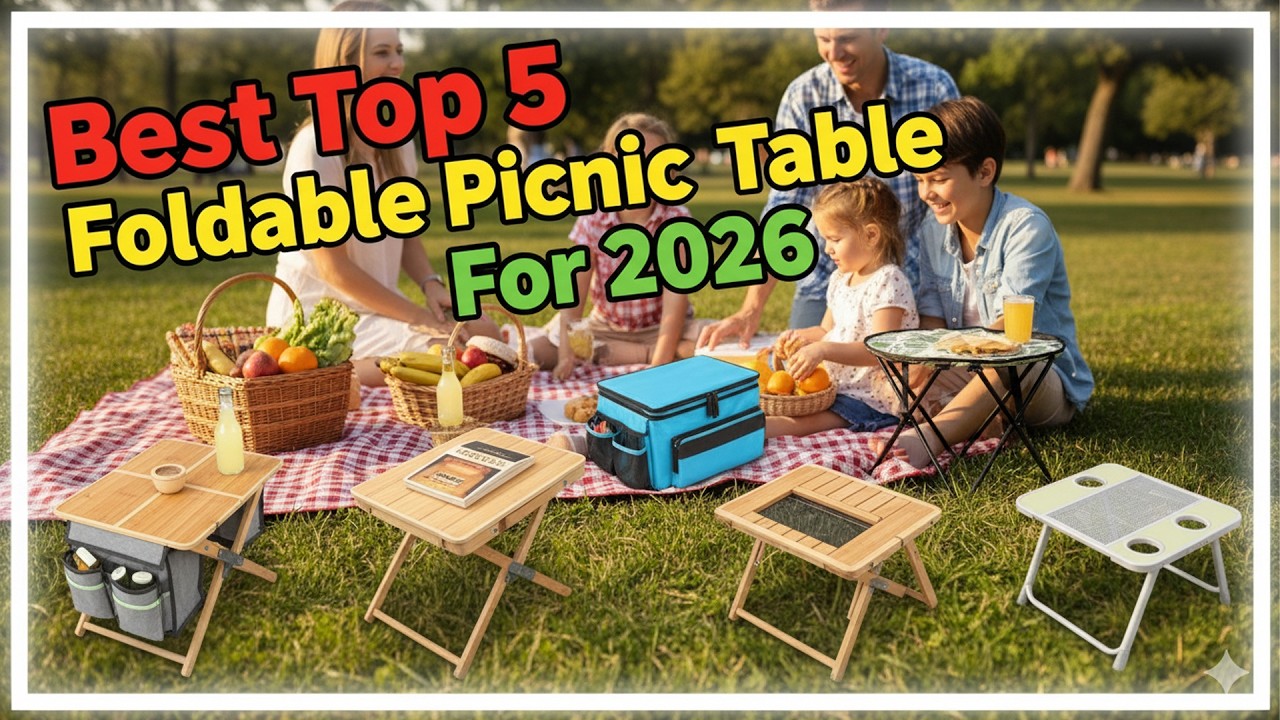 Best Top 5 Foldable Picnic Table For 2026 | Portable & Durable Picks