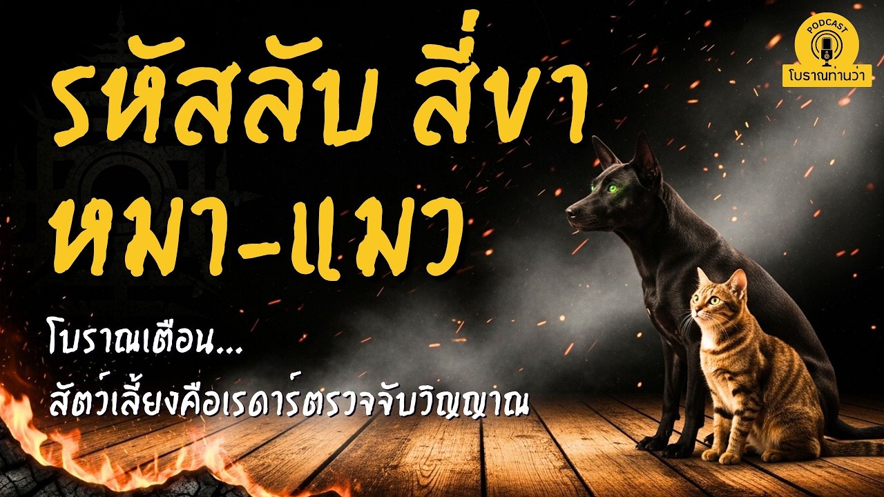 รหัสลับสี่ขา: ทำไมสัตว์เลี้ยงชอบจ้องความว่างเปล่า? (โบราณท่านว่าสิ่งที่เรามองไม่เห็น)