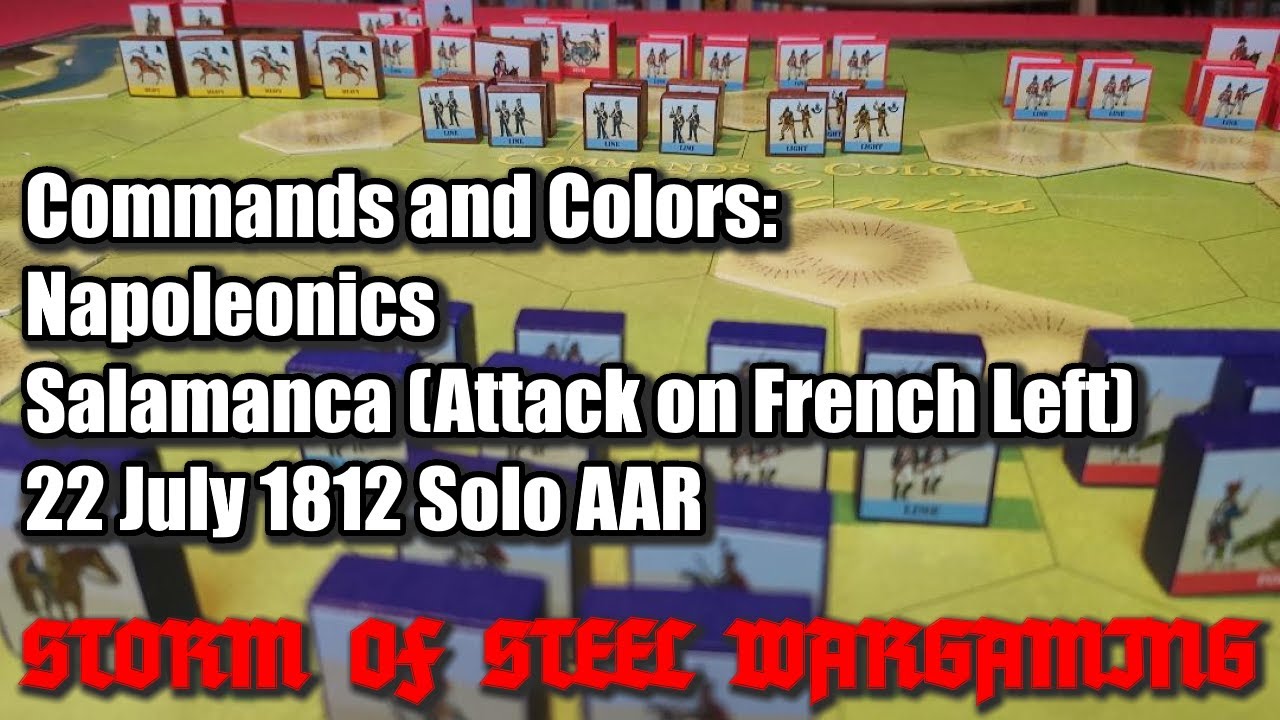 Commands and Colors: Napoleonics Salamanca (Attack on French Left) | Solo | Storm of Steel Wargaming