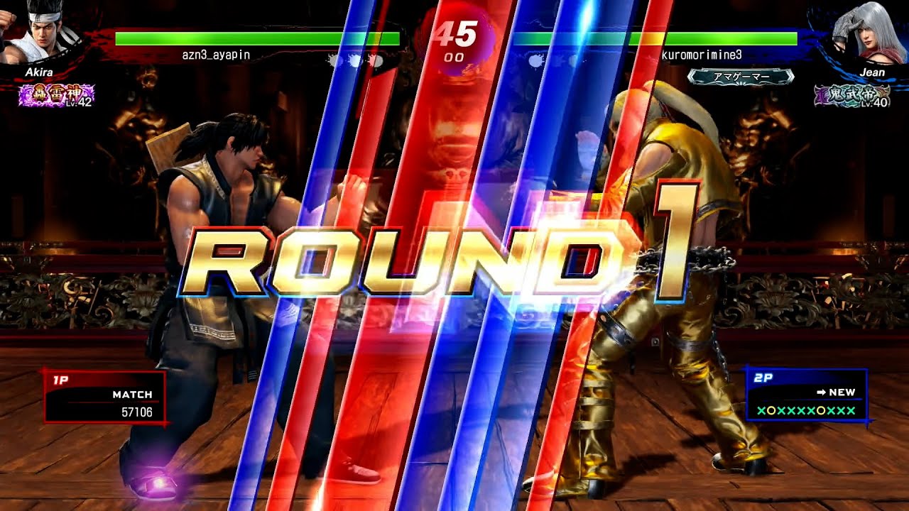 【VFes / VF5us 高段位戦】 轟雷神 結城晶 VS 鬼武帝 ジャン紅條