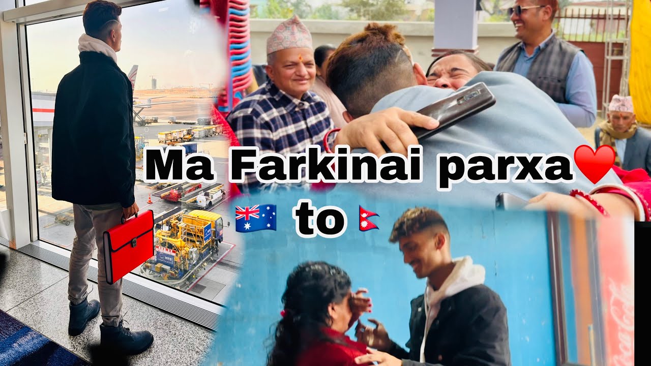 Australia to Nepal / Surprise visit to home / saathiya flute tone bgm