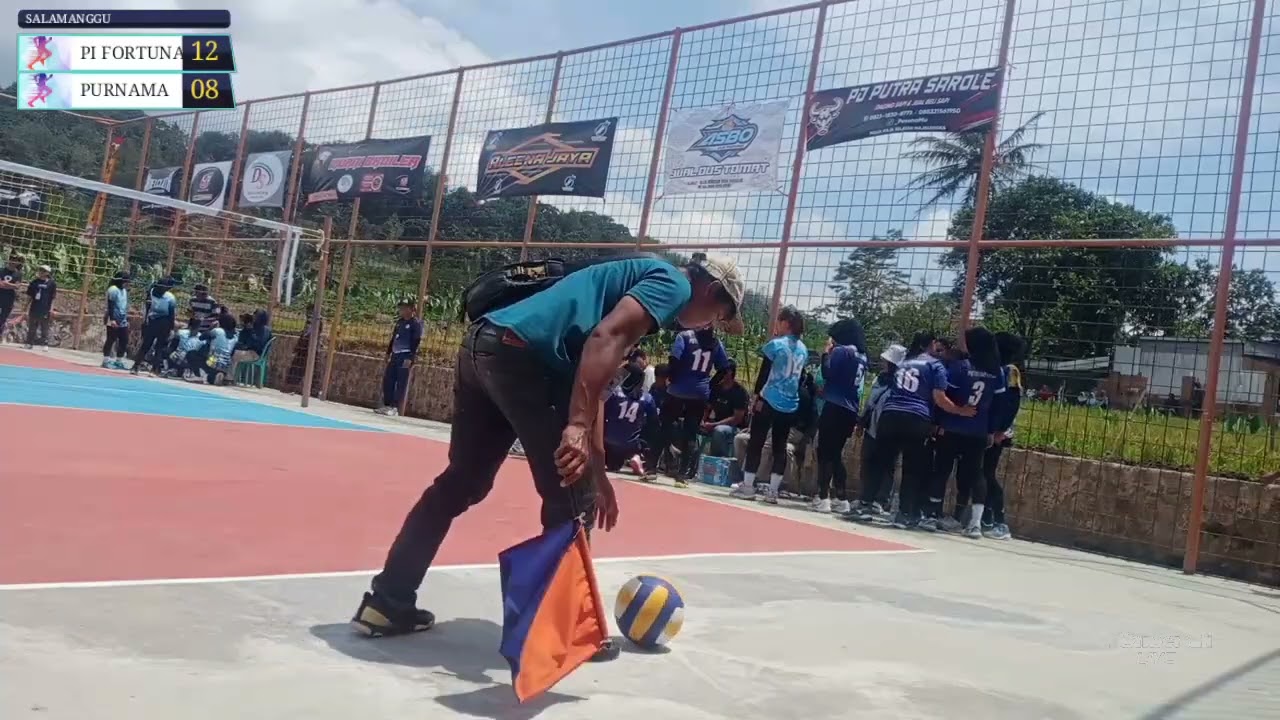 SET 1 PURI, CICI, TRESNA, LALA (PUTRI FORTUNA) VS WULAN DEA, WINDRI (MALONGPONG)