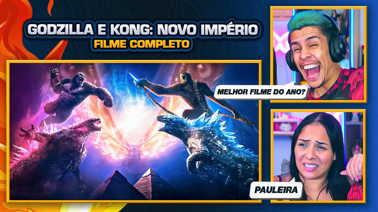 BRIGA DE KAIJUS | Godzilla e Kong: O Novo Império | [Casal Jounin React] 🔥