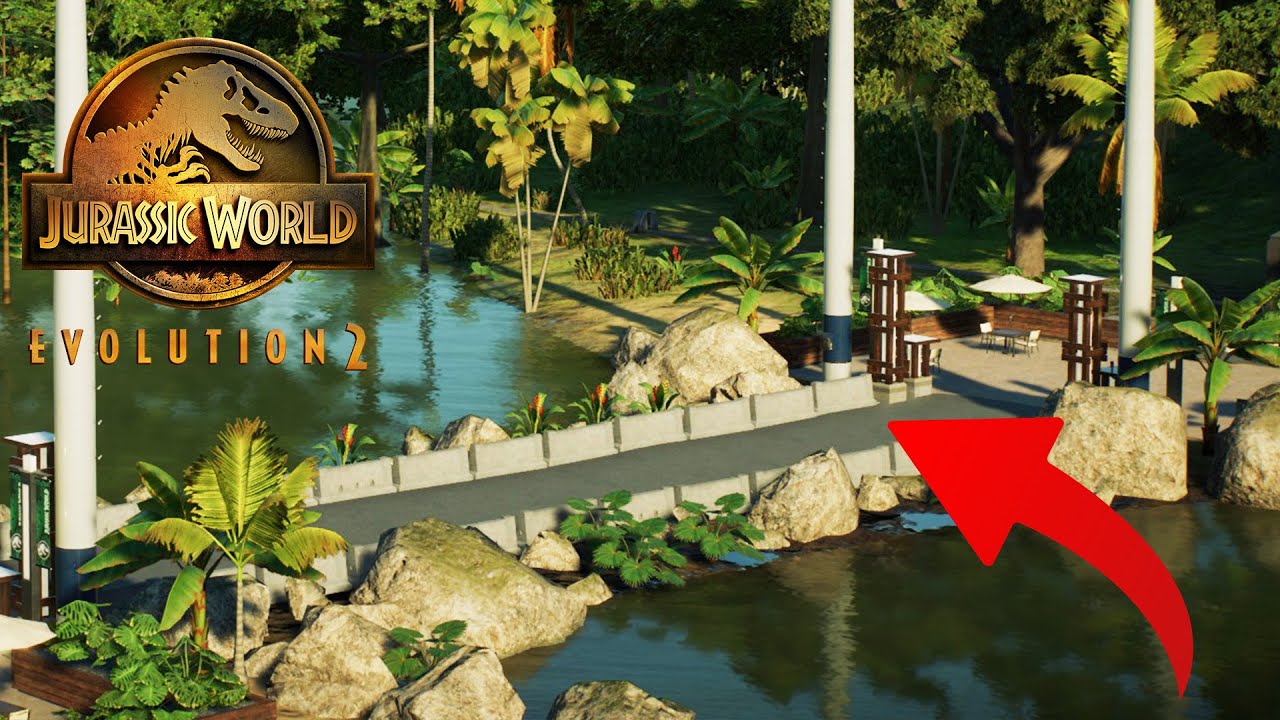How to make BRIDGES in Jurassic World Evolution 2 | NO MODS