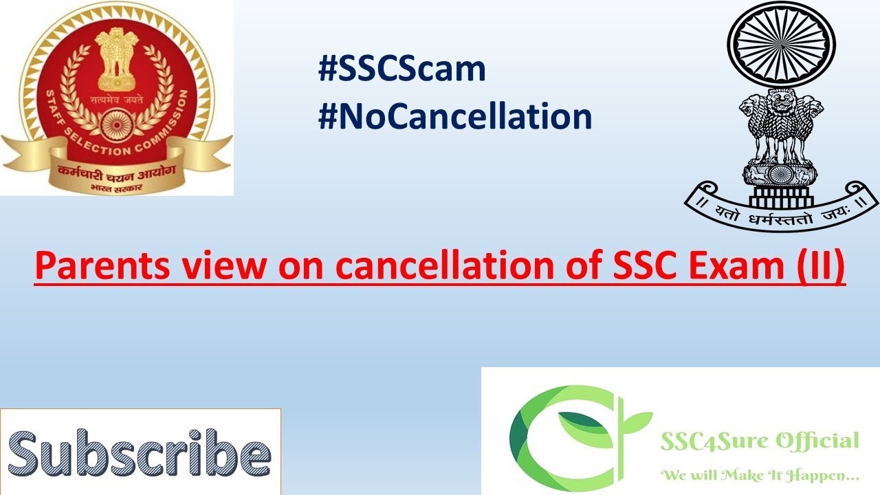 Protest Against Cancellation || SSC || CGL || CHSL || 2017