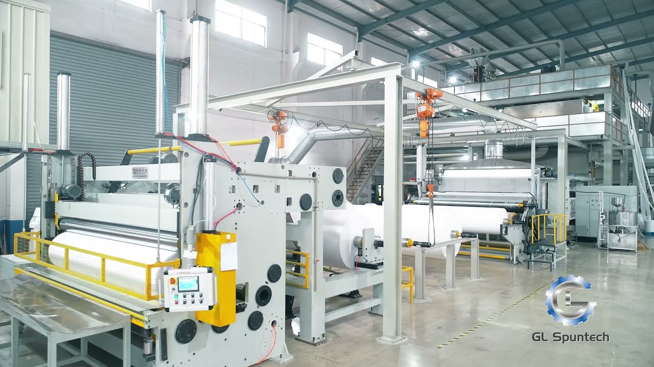 1600mm - 3200mm S/SS/SS/SMS/SMMS  Spunbond & meltblown Nonwoven Machine