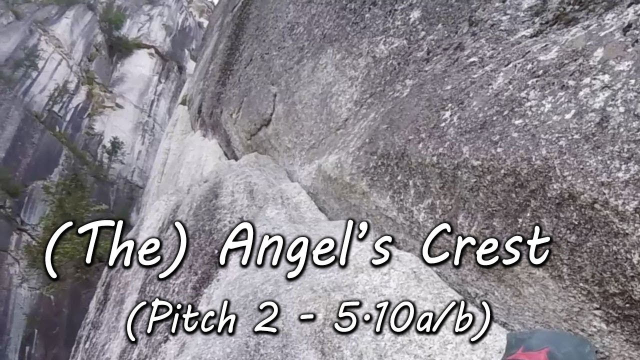 Trad Climbing on (The) Angels Crest - Pitch 2