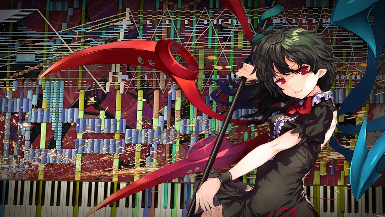 Synthesia: Touhou 12 - Heian Alien | 121,000+ Notes! | Black MIDI