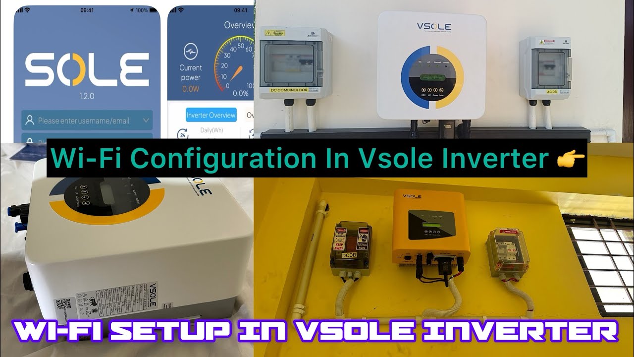 Step-by-Step: Setting Up Vsole Sole Smart WIFI Configuration🚀|| Vsole On-Grid Inverter