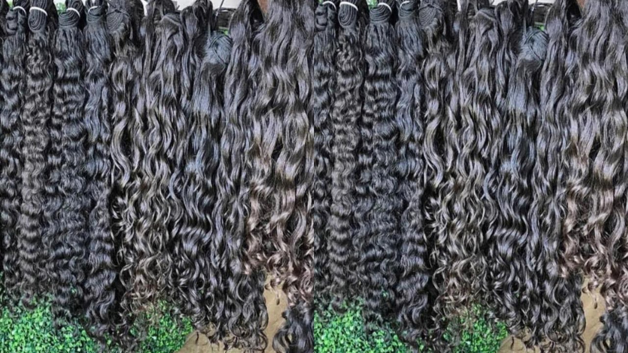Raw Lao Hair WAVY CURLY STRAIGHT Textures  😍😍