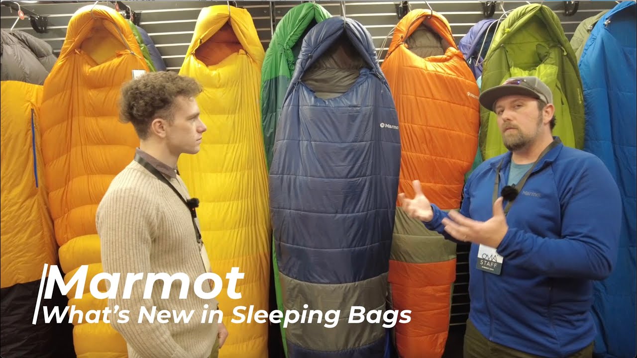 Marmot's Lineup of  Sleeping Bags for 2025
