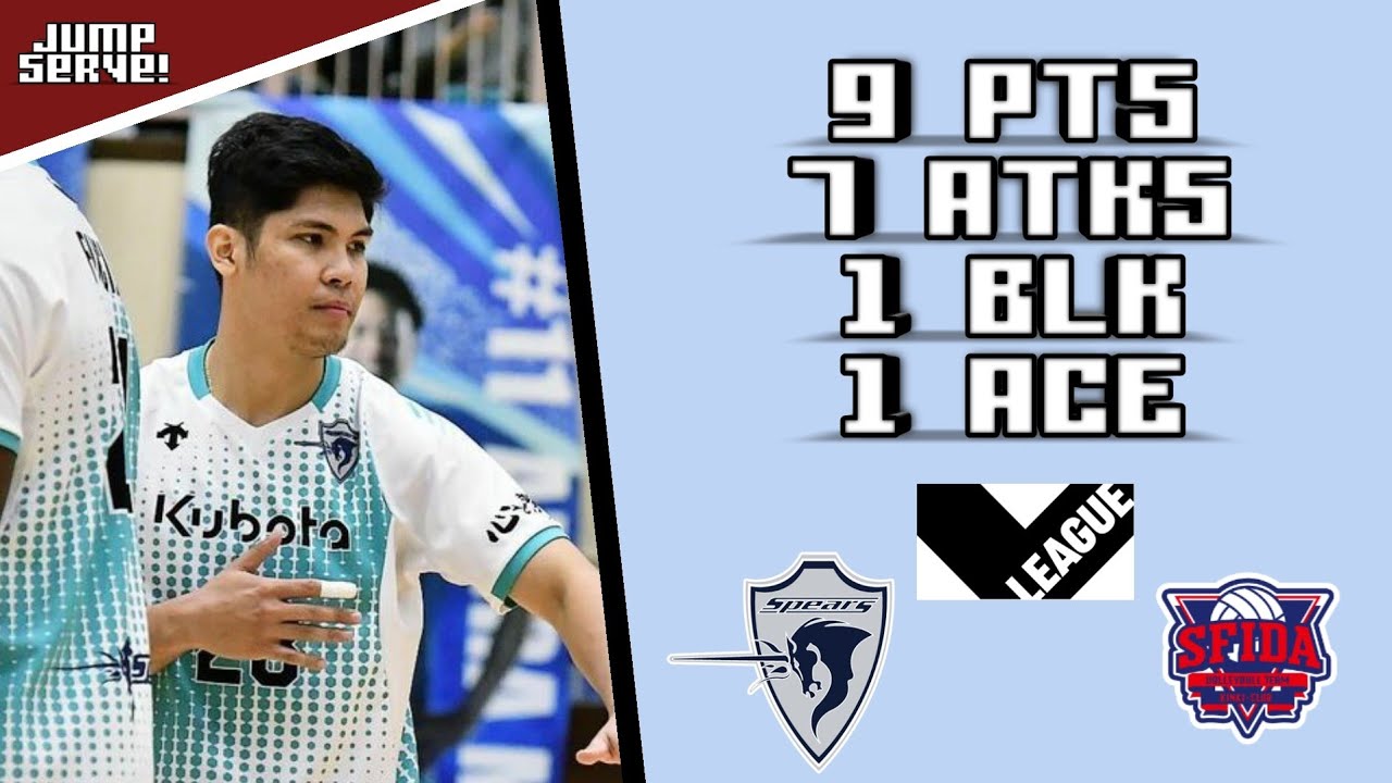 Marck Espejo Highlights Kubota Spears vs Kinki Club Sfida Japan V.League 2024-2025