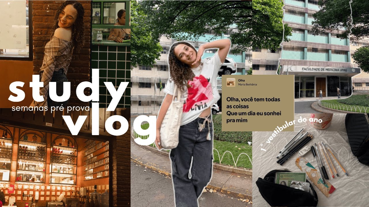study vlog | estudos pr&eacute; unicamp, visita a UFMG, surtos da reta final e + 