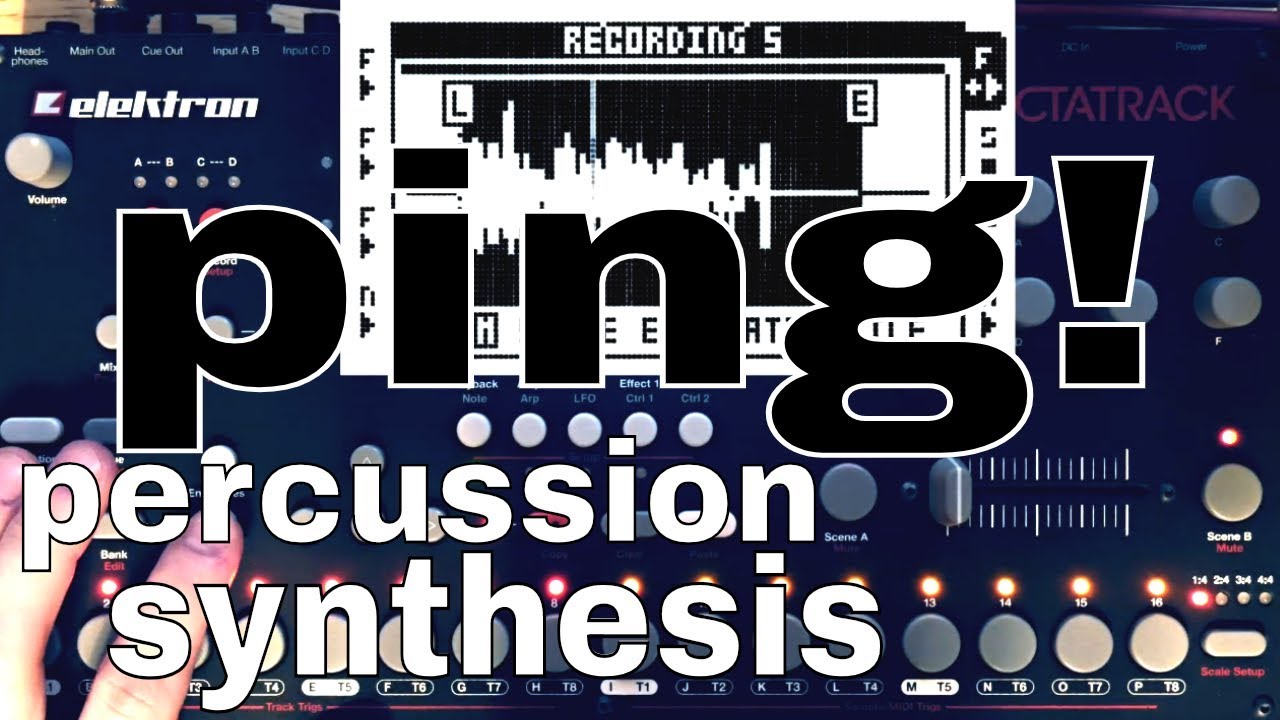 Octatrack Synthesis: Filter Ping Percussion