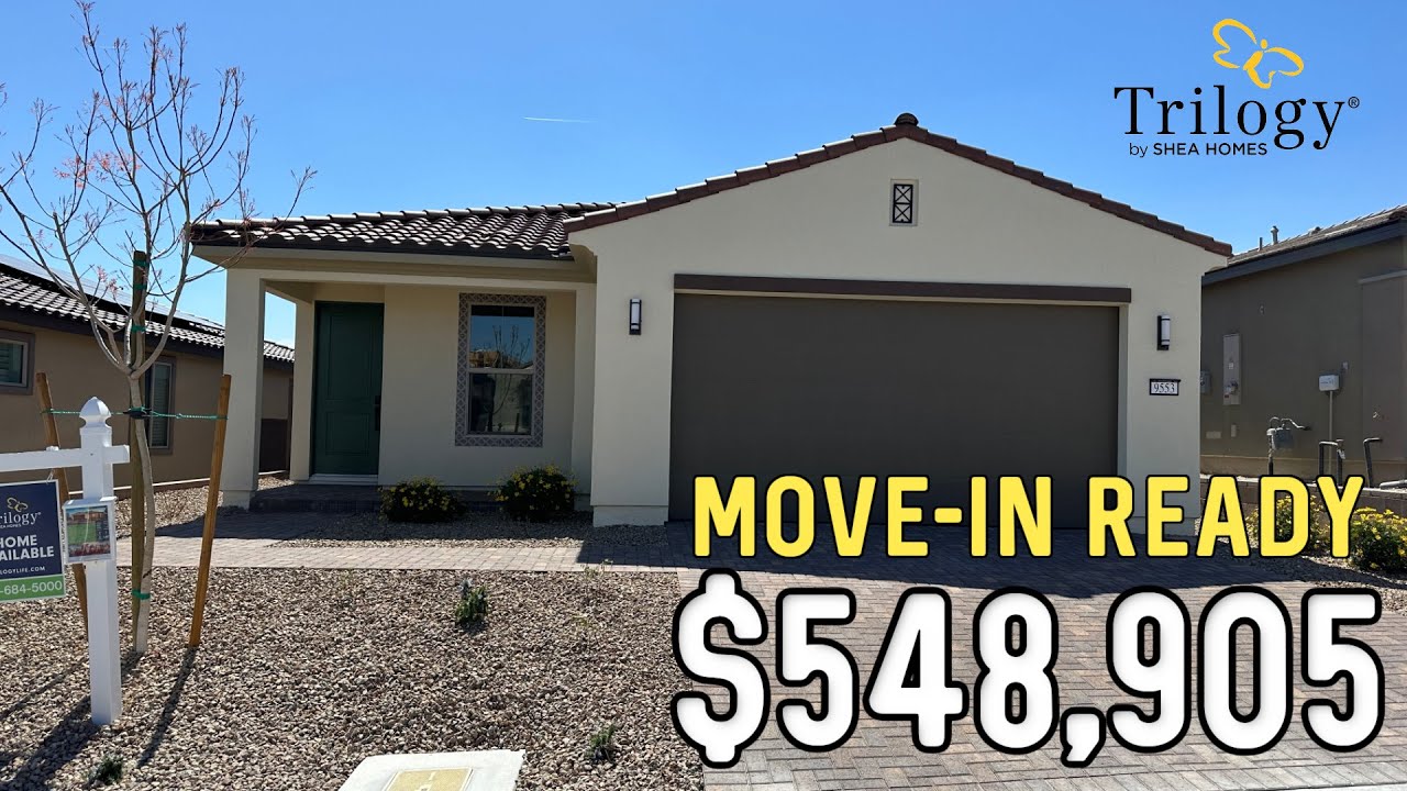 Move-In Ready Single-Story Home for Sale at Trilogy Sunstone | Thrive Floor Plan $548k+