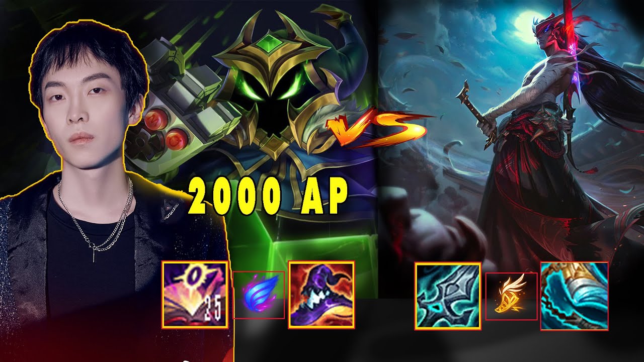 SALLY WITH VEIGAR 2000 AP SO FUNNY BURST DMG AT ENEMY BASE