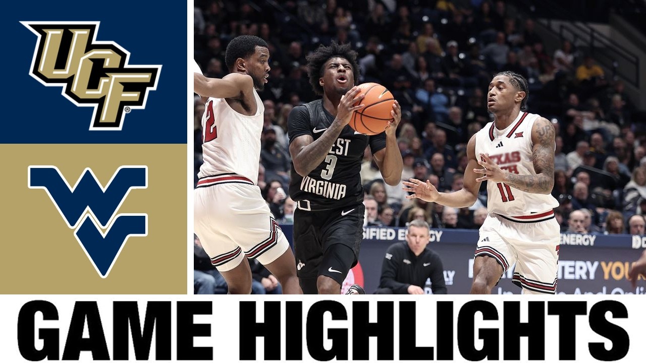 UCF vs West Virginia Highlights | Men's Basketball | College Basketball 2026