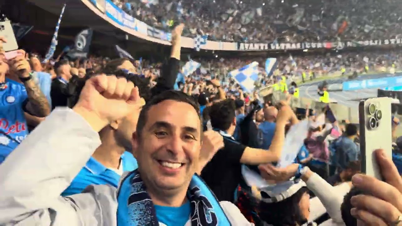 NAPOLI CAMPIONI IN ITALIA 23.05.2025 VESUVIO