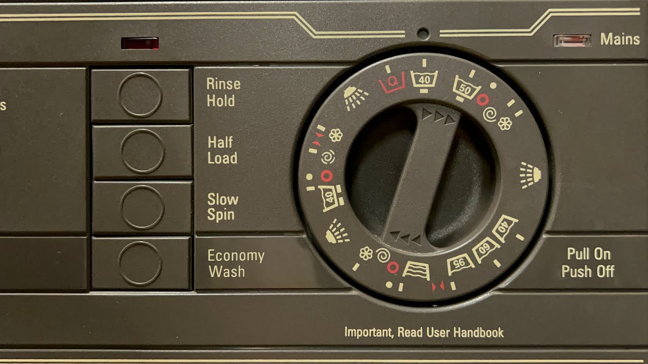 Hotpoint Electronic 1000 De Luxe 9535 - Acrylics and Wool Mixtures 40°