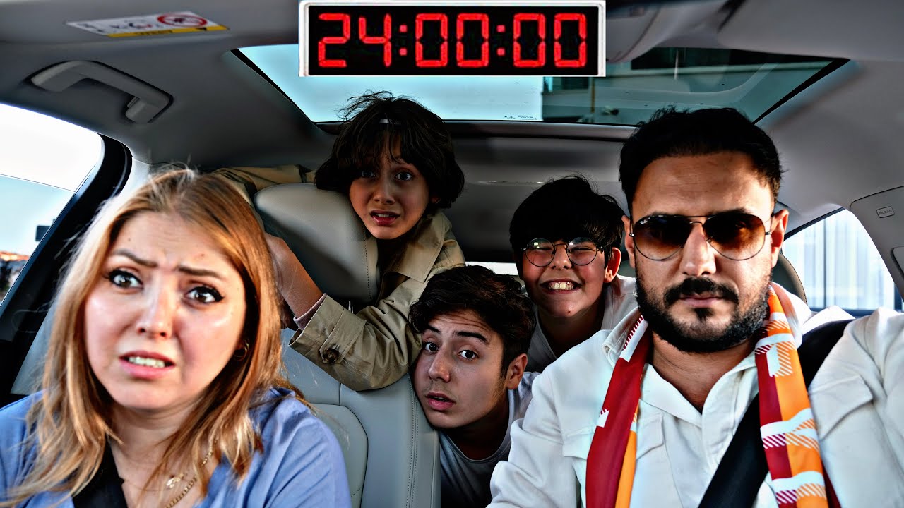 24 SAAT YENİ ARABA 'DA KALDIK!!! SON ÇIKAN KAZANIR (ÖDÜLLÜ)
