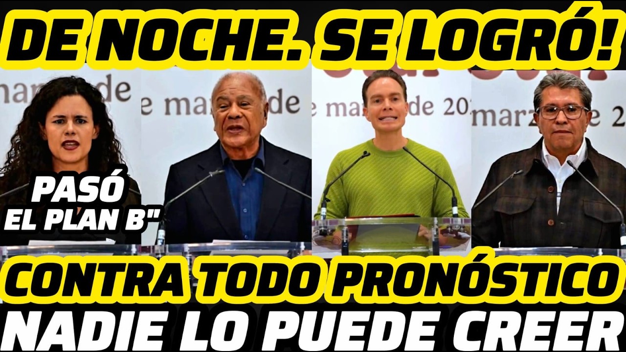 🔴DE NOCHE. SE LOGRÓ! CONTRA TODOS PRONÓSTICO NADIE LO PUEDE CREER MORENA Y SUS ALIADOS SE UNEN