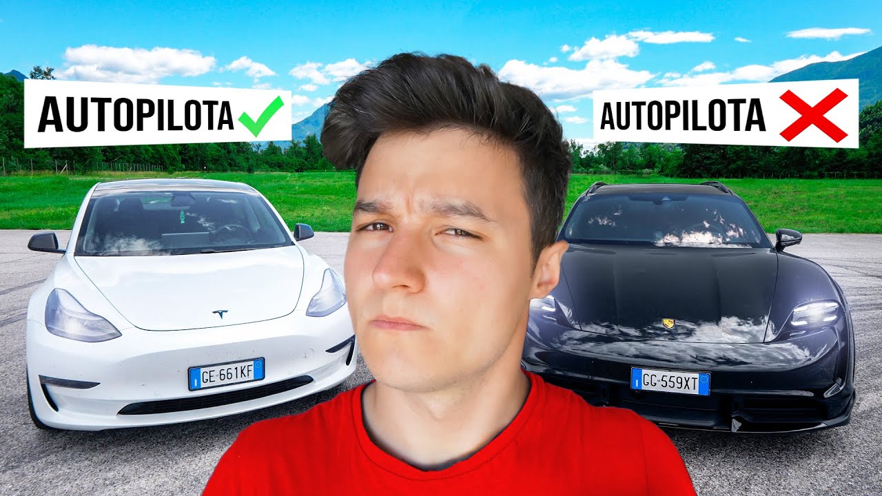 SFIDA ELETTRICA: Porsche da 240.000€ vs Tesla da 60.000€