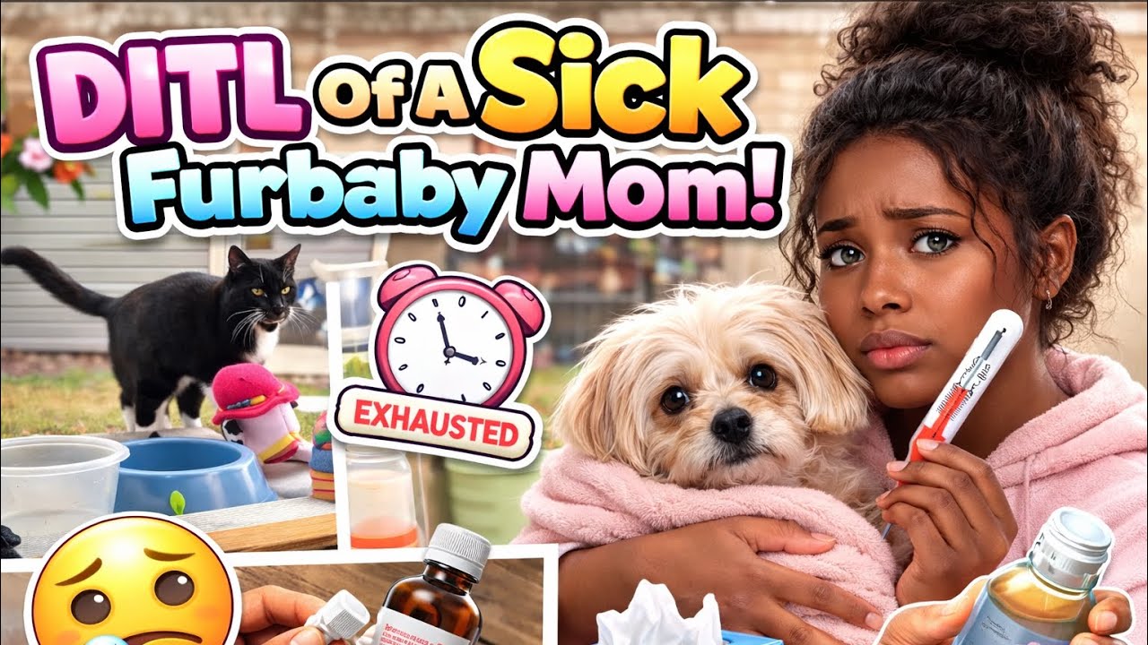Exhausted Is Me With A Sick Furbaby 