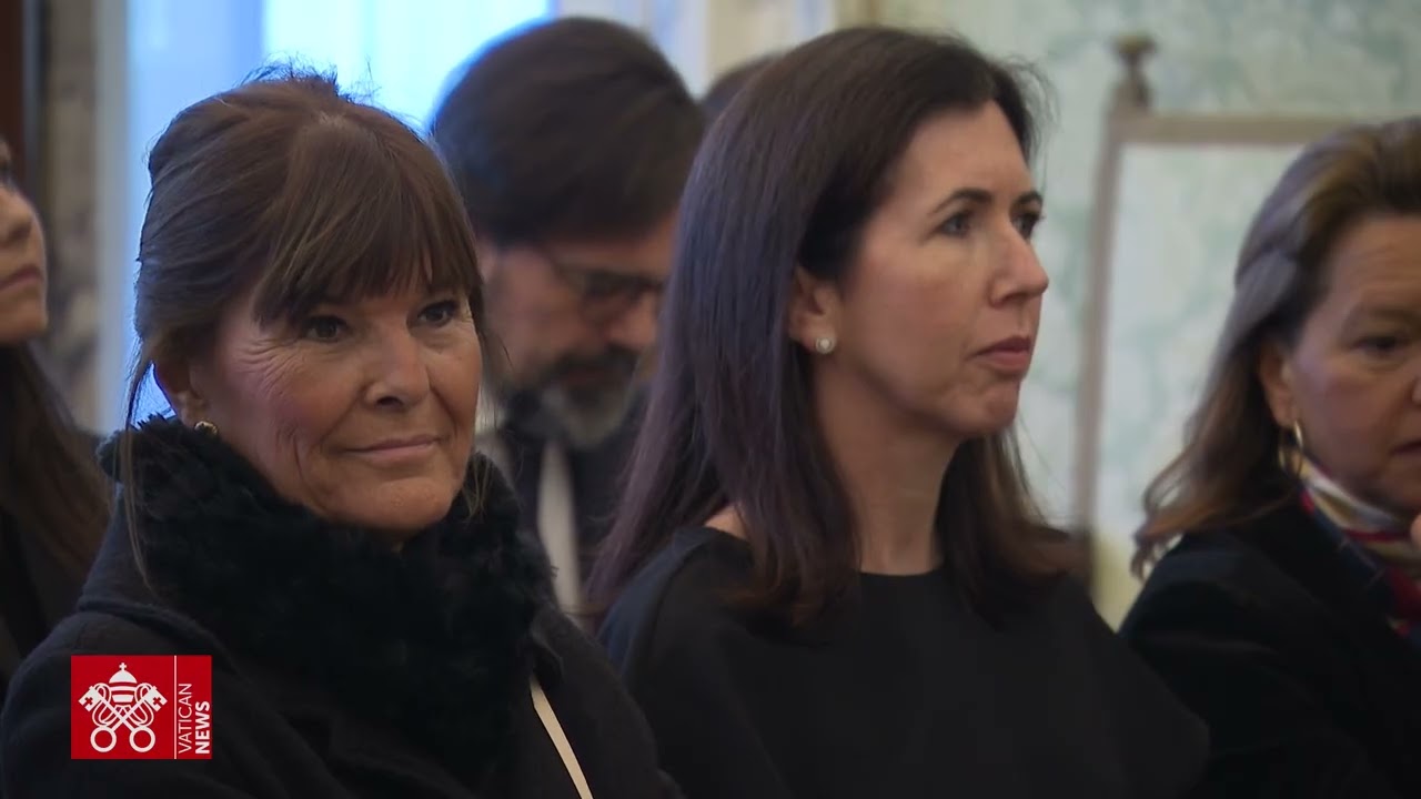 Audiencia del Papa Francisco con el Real Club de 🥎 tenis de Barcelona, España