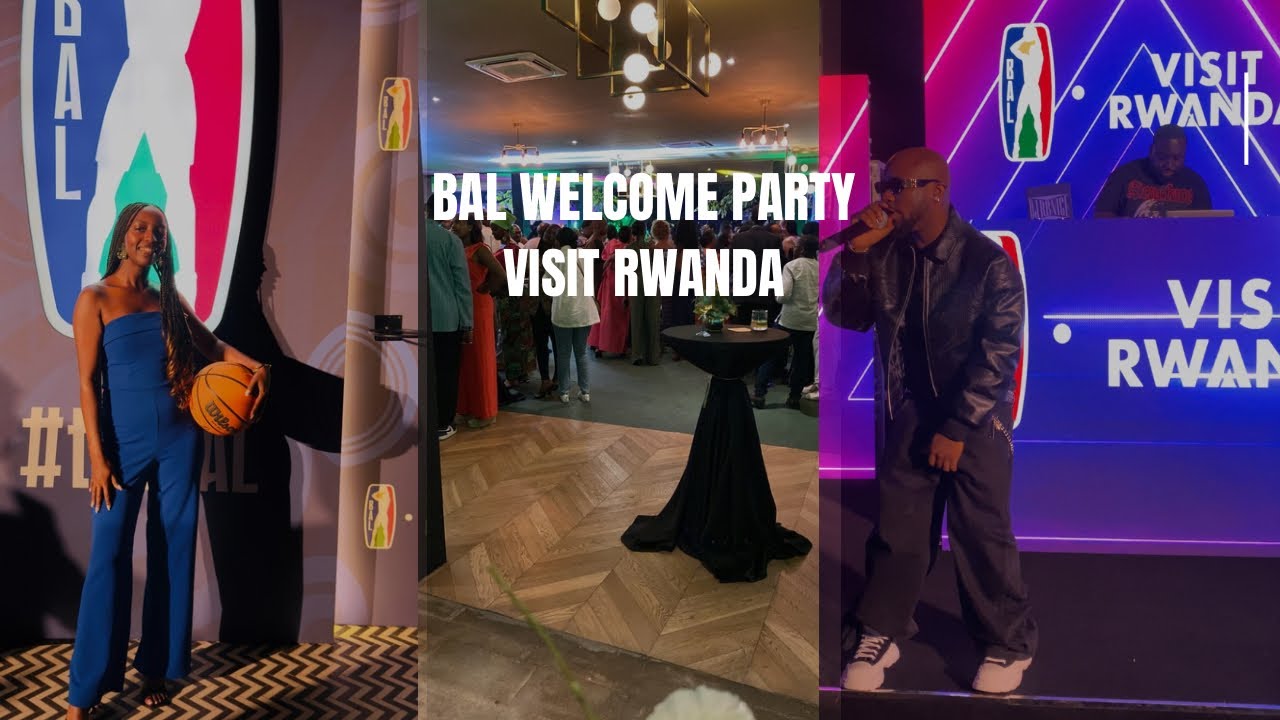 BAL Welcome Party in Kigali 🇷🇼 | Meeting Influencers & King Promise Performance!