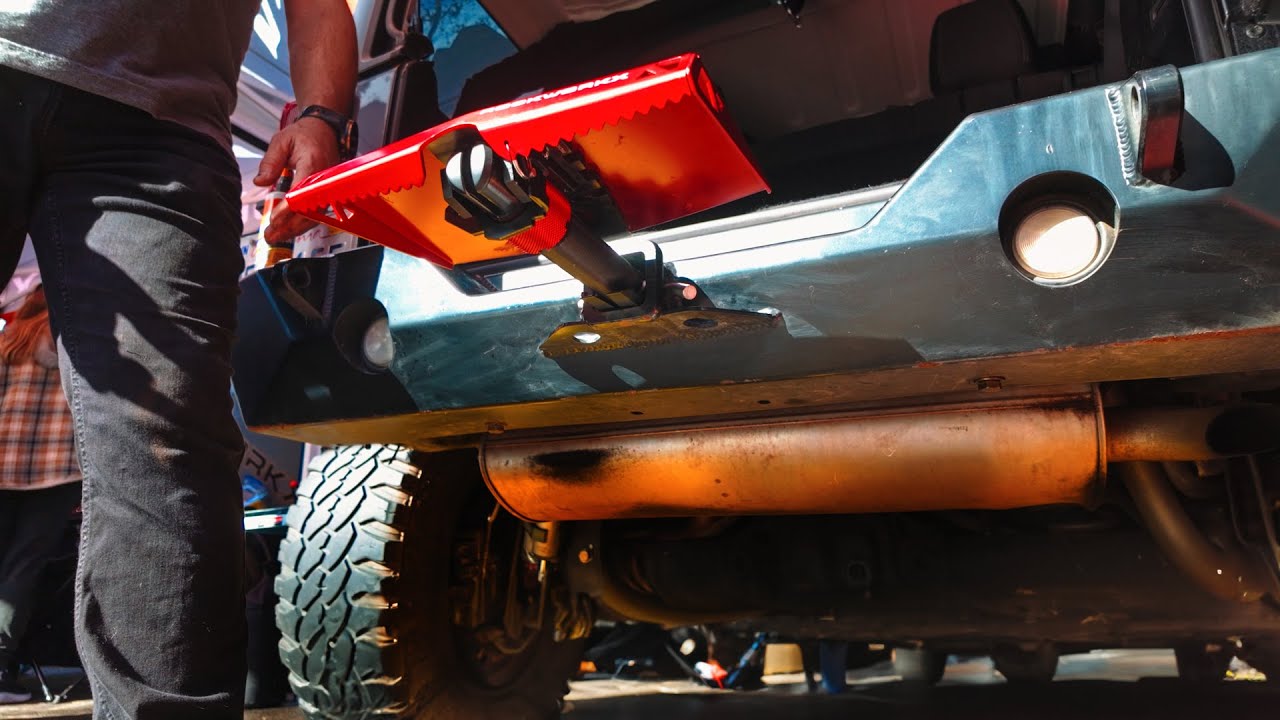 Rockworkx T7 Hitch Multi-Tool + Modular Tire Bag System &ndash; Overland Gear That Packs a Punch