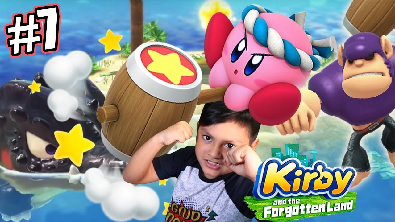 KIRBY EN LA PLAYA en Kirby y la Tierra Olvidada | Kirby Capitulo 6 en Español | Juegos Karim