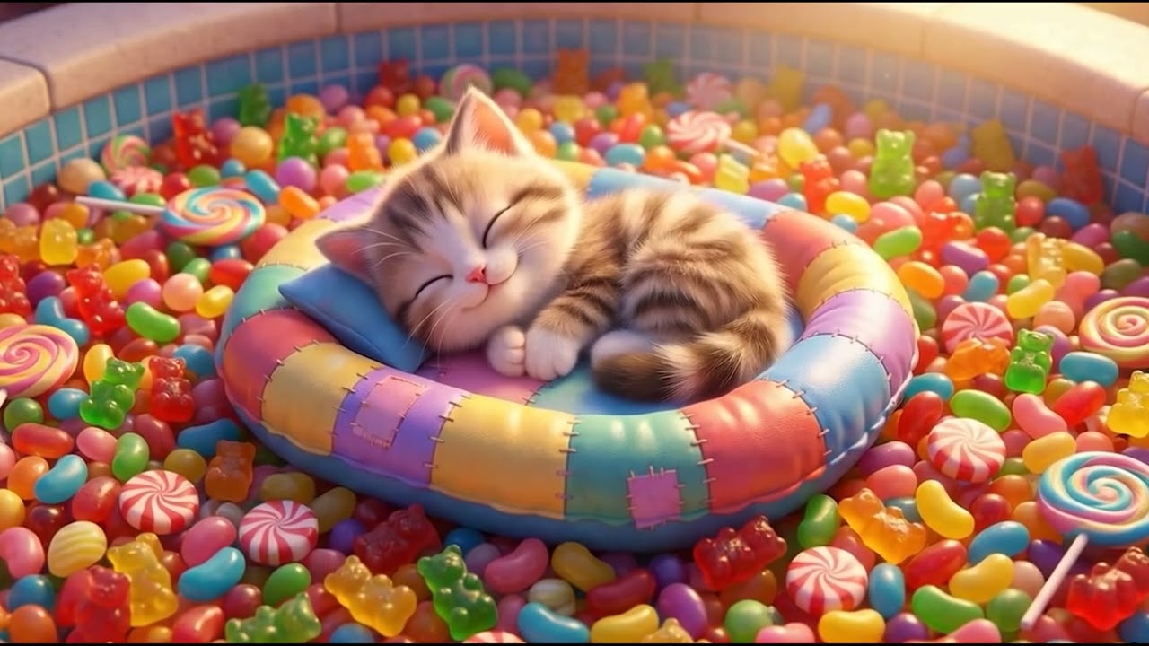 Musica Rilassante per Dormire e Alleviare lo Stress 🐾 Gattino e Dolce Relax
