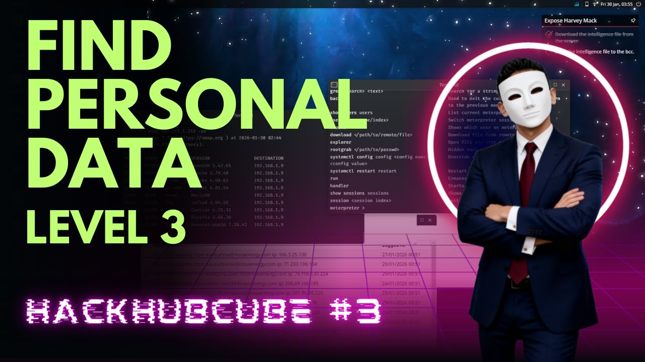 HackTheCube Find the User's Password Level 3🔥 | HackHub Ultimate Hacker Simulator Gameplay
