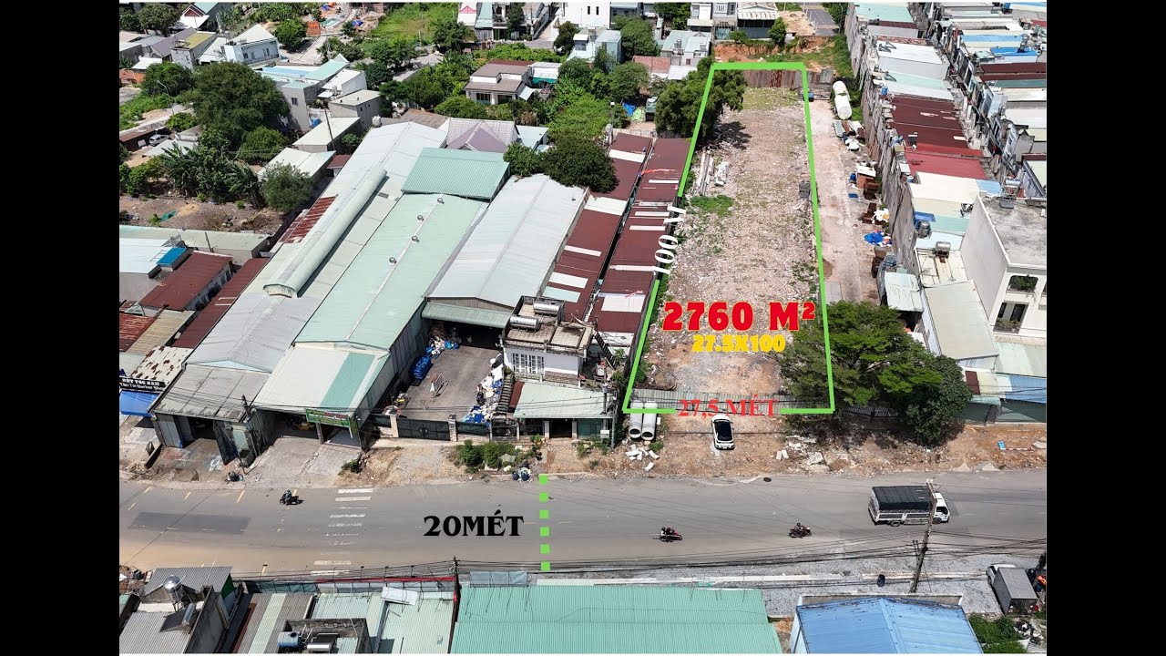 Đất cạnh dự án Đông Bình Dương, 2760 mét vuông, 20tr/1m2 chính chủ lâu năm gấp bán giá đầu tư