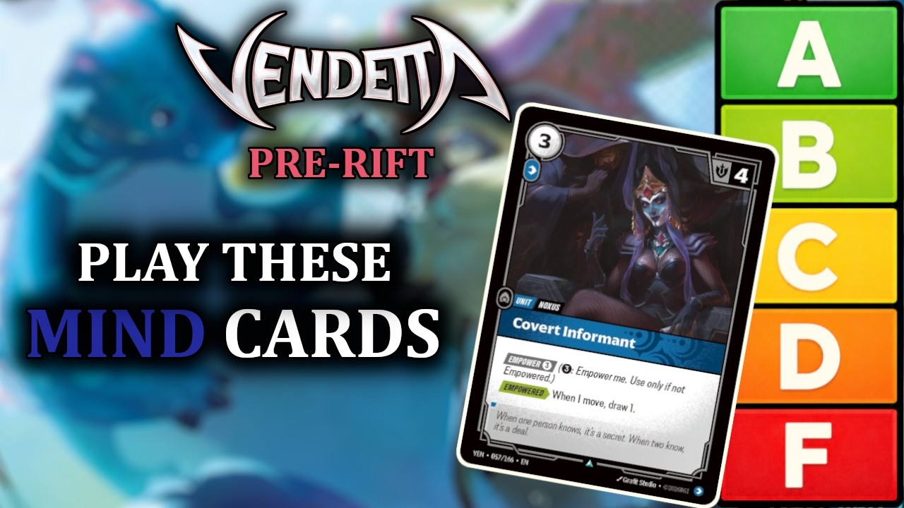Лучшие карты разума для Vendetta Pre-Rift! | Рейтинг всех карт | Riftbound