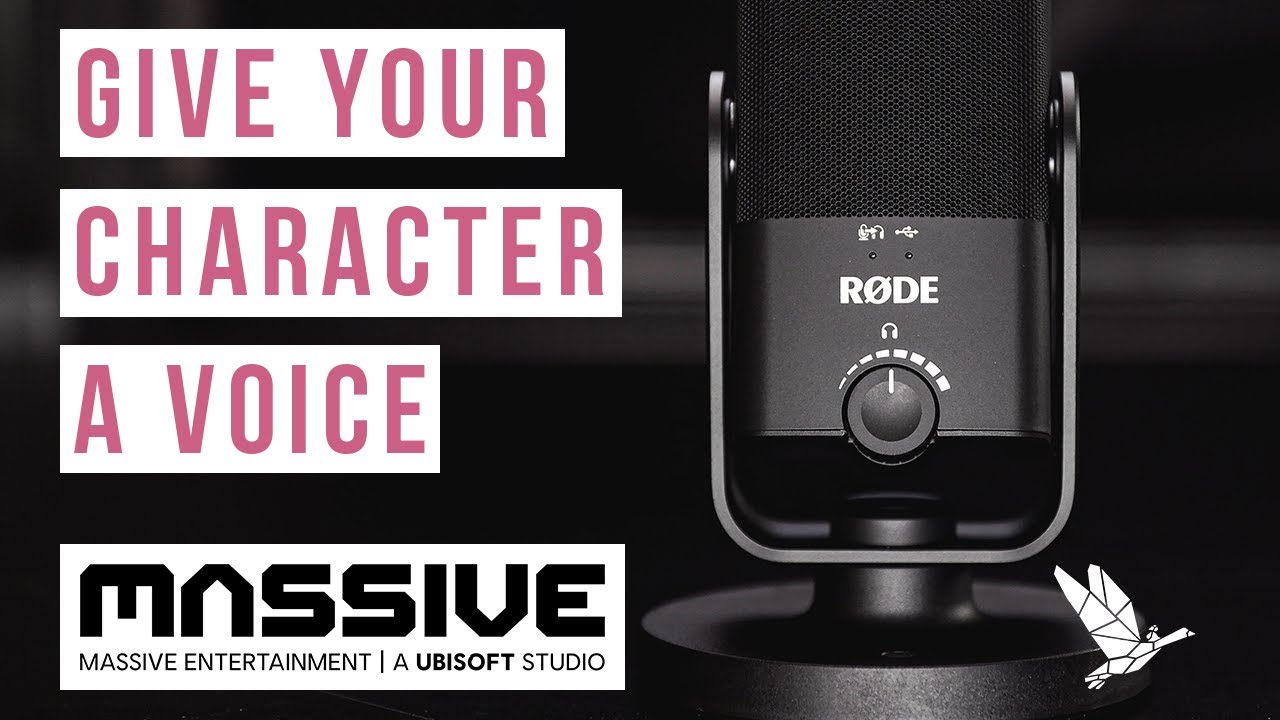 Give your character a voice | Adam Ritchie at Massive Entertainment