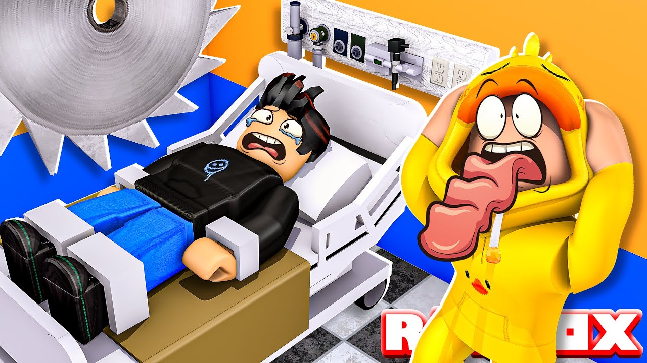 ONTSNAPPEN Uit Het ZIEKENHUIS In ROBLOX Met BESTE VRIEND!